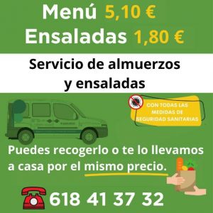 Cartel Cafetería